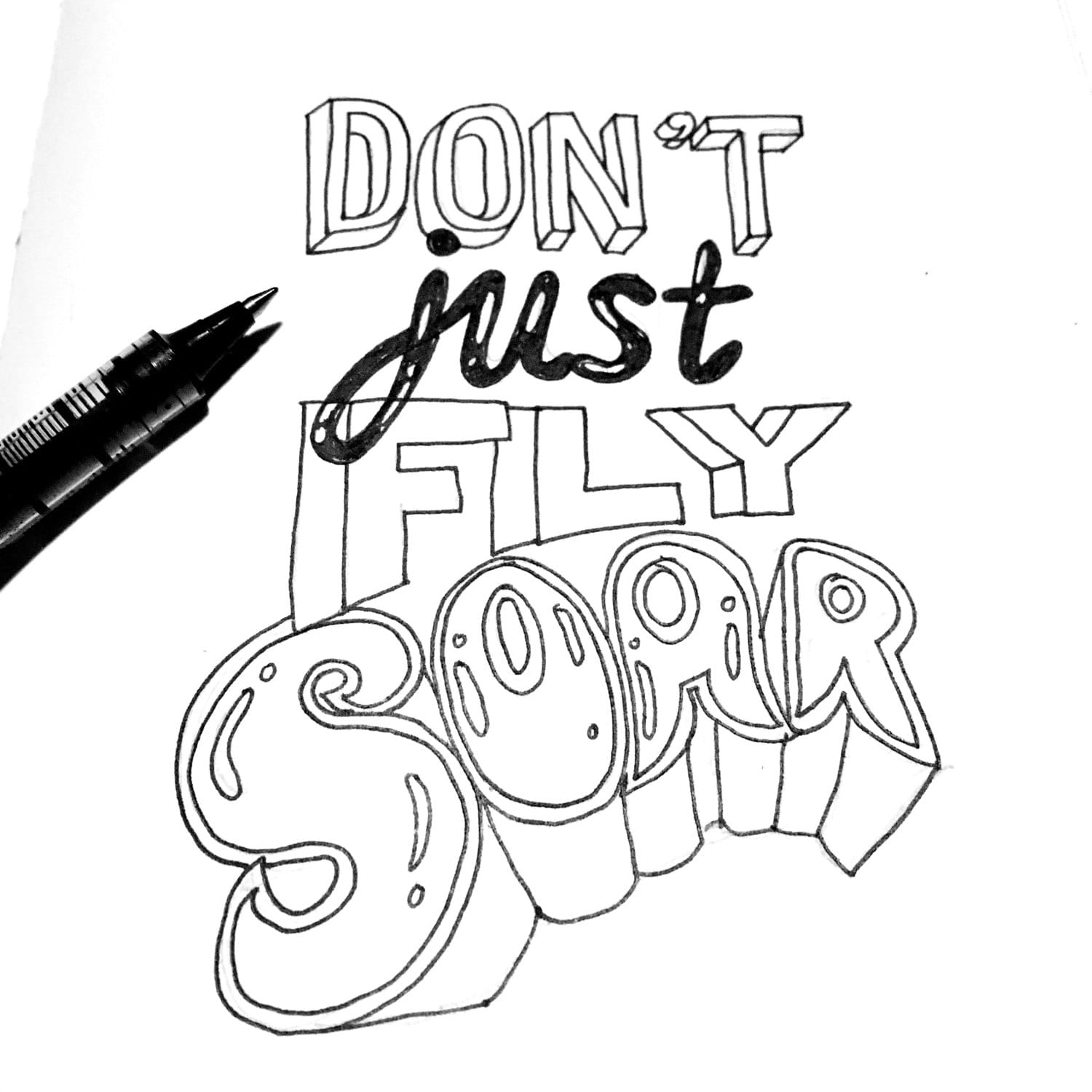 Dont just fly soar