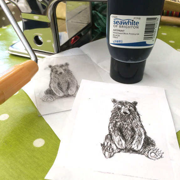 How to make prints with a pasta machine | Bears Get Crafty