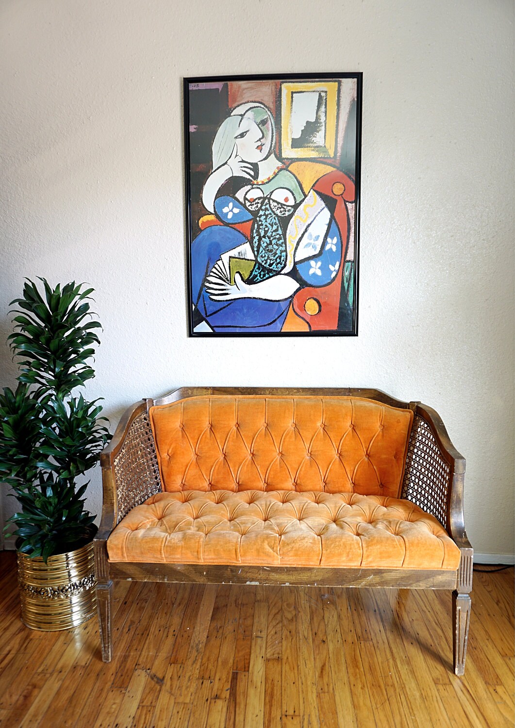 The Orange Settee