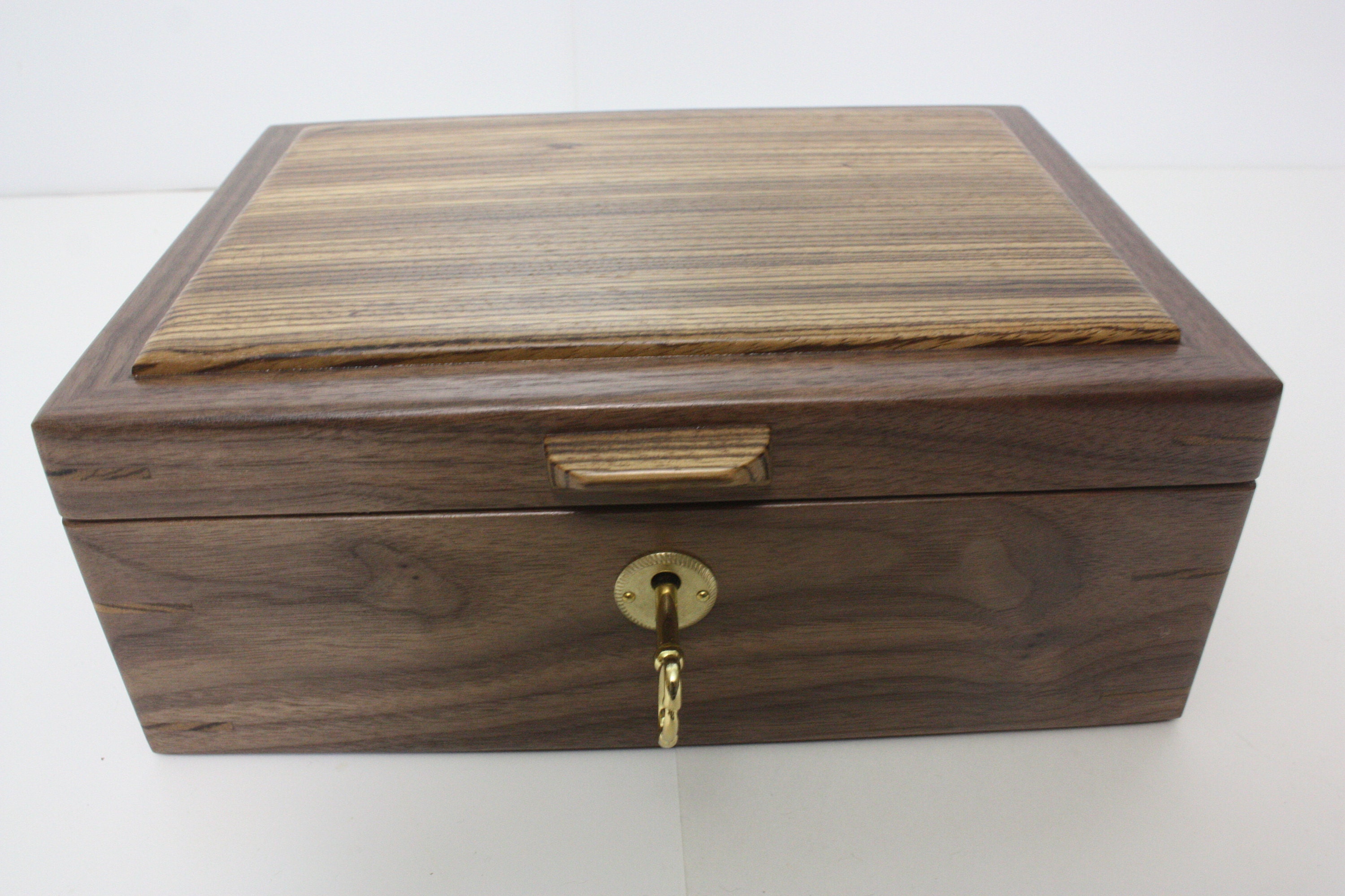 Locking Wood Box For Sale