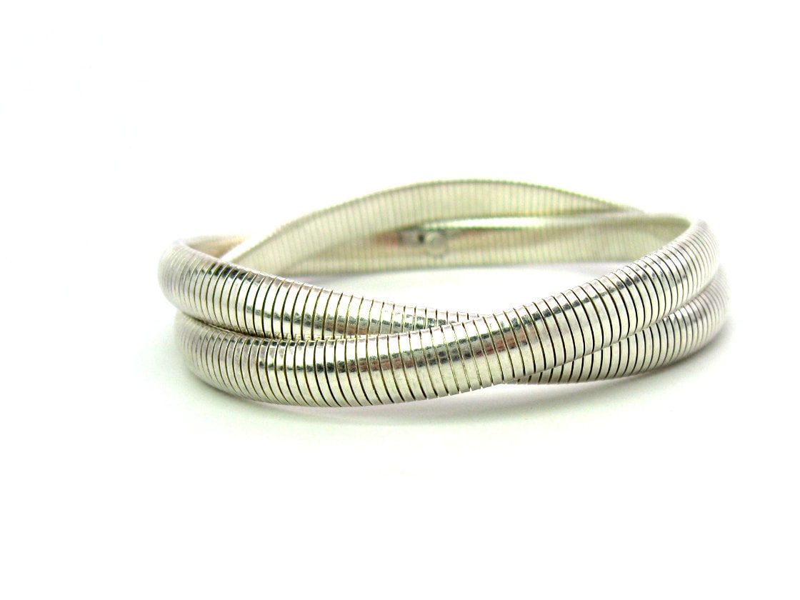 vintage .999 fine silver bracelet