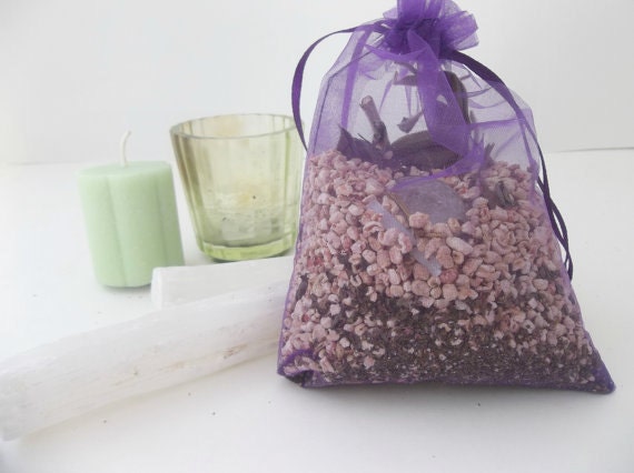Spiritual Wellness Sachets with Gemstones