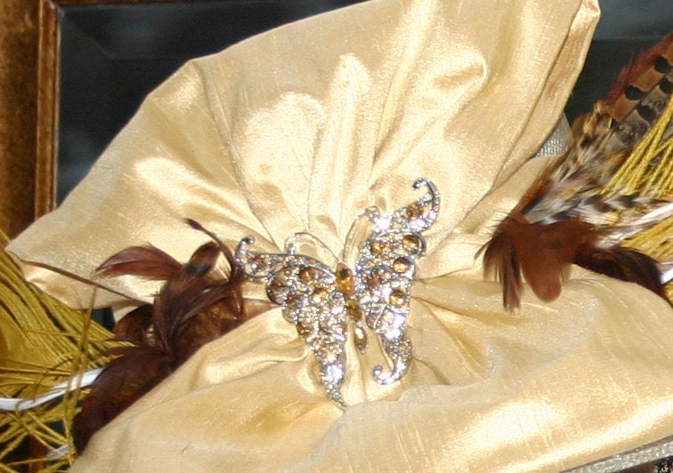 Kentucky Derby Hat Butterfly Adornment