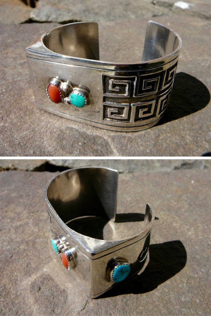 Navajo Turquoise Bracelet, Navajo Bracelet Vintage