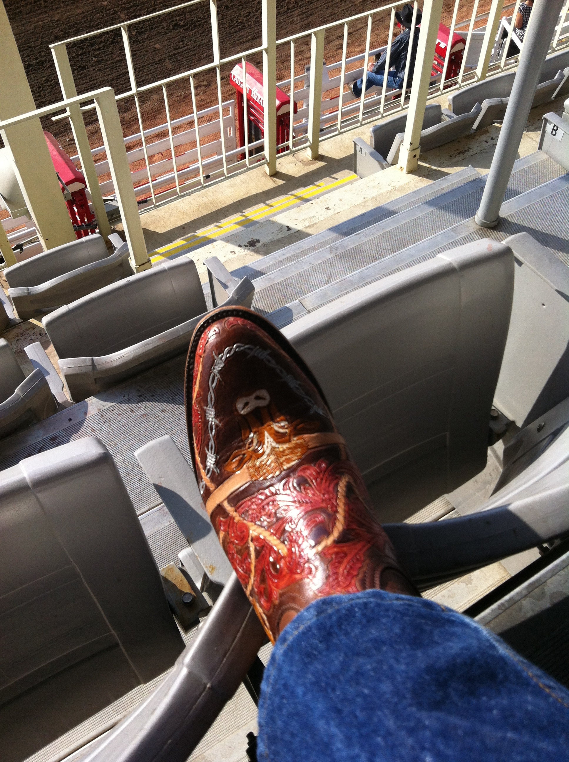 My Dads cowboy boot.