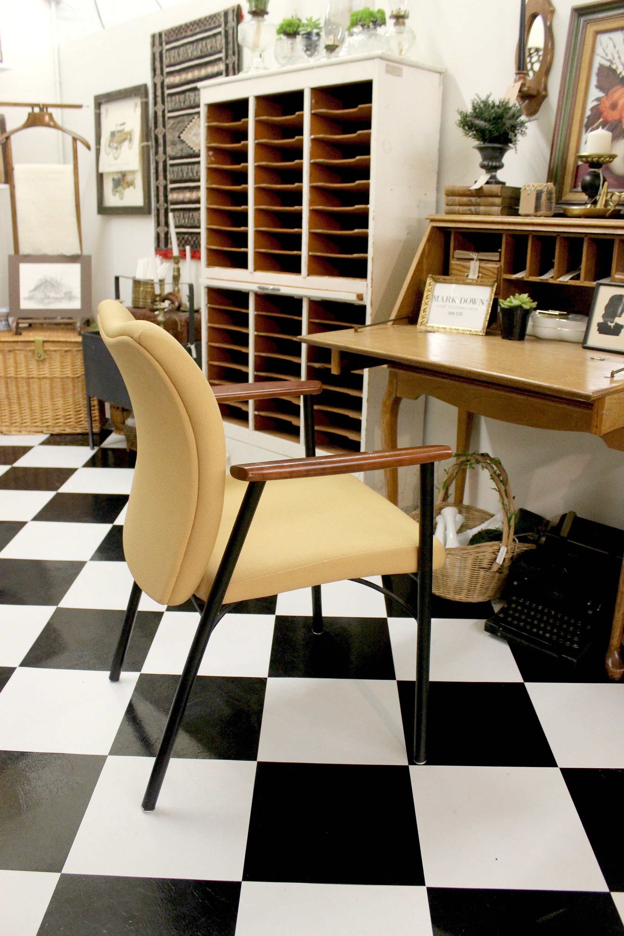 mendez manor mid century office chair
