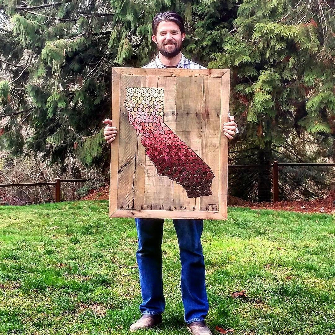 California State Wine Cork Art