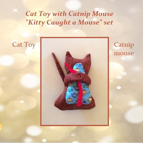 Kitty Caught a Mouse Cat toy Kitten Toy