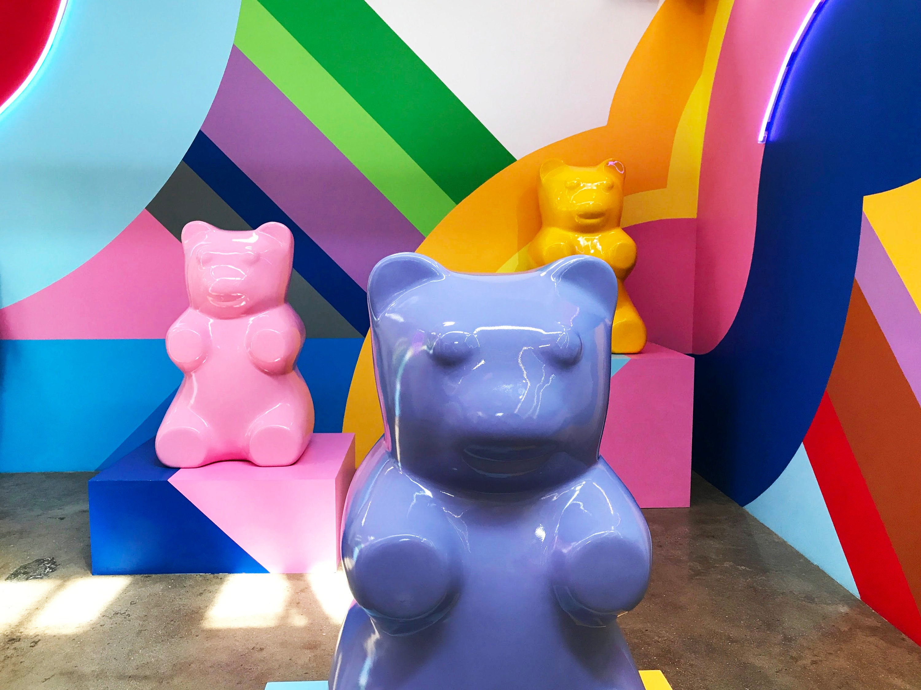 One of my favorite spaces- The gummy bear room