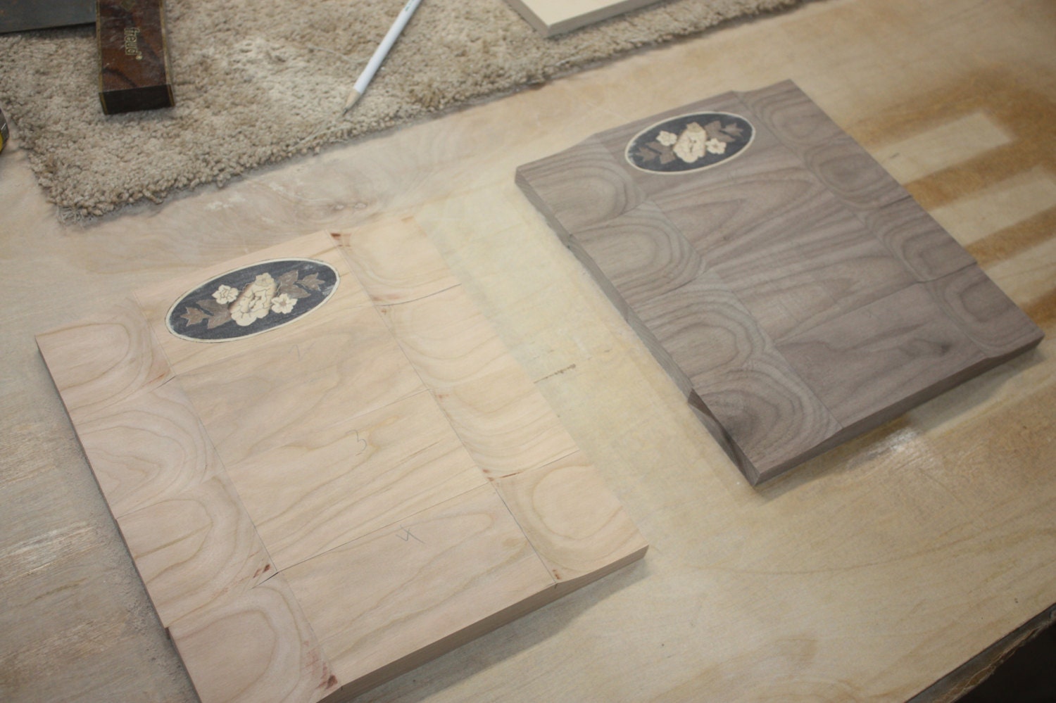Making a Walnut and Cherry 4 Drawer Jewelry Box