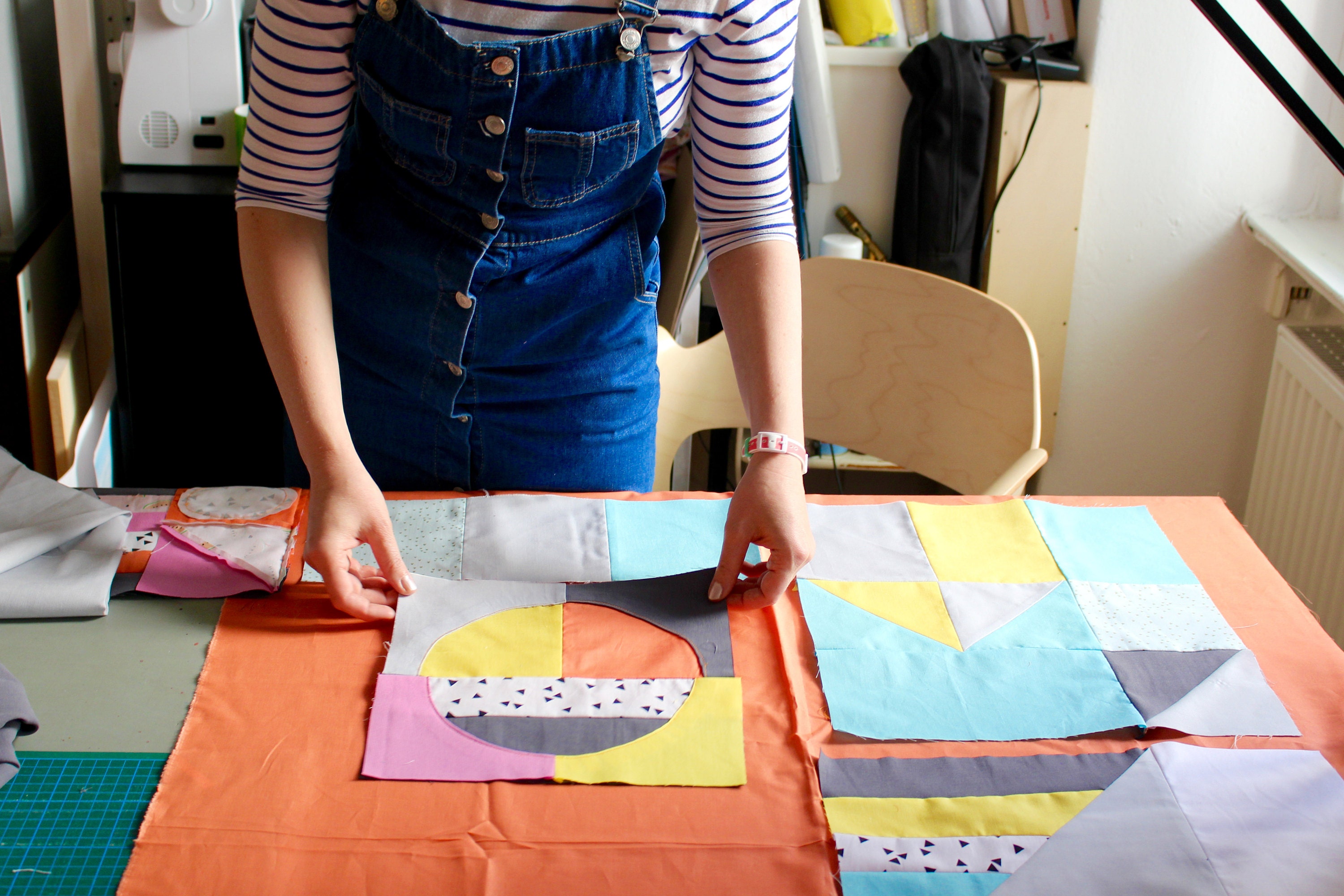 Quilt by Karolin Reichardt / Boat and Balloon