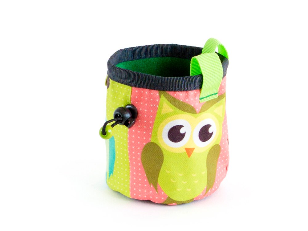 rock climbing kids chalk bag, kids chalk holder, cool chalkbag for kids