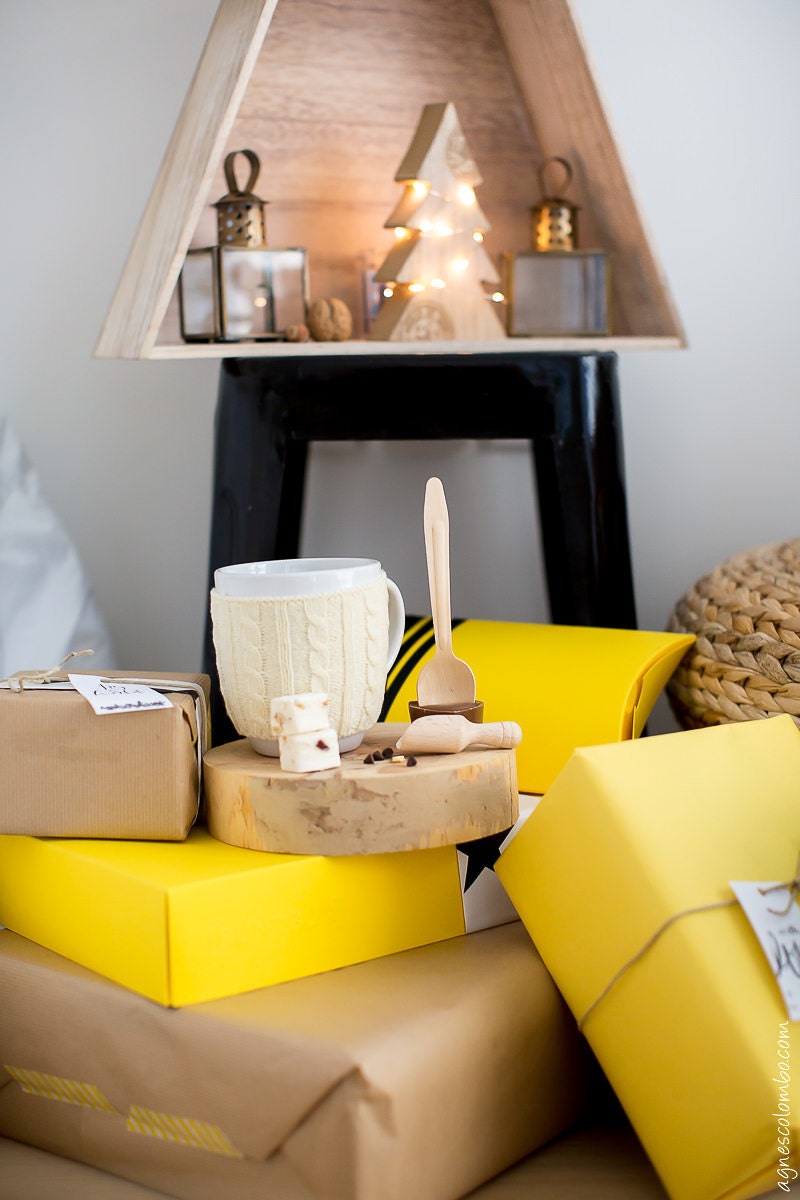 Noël en jaune et noir