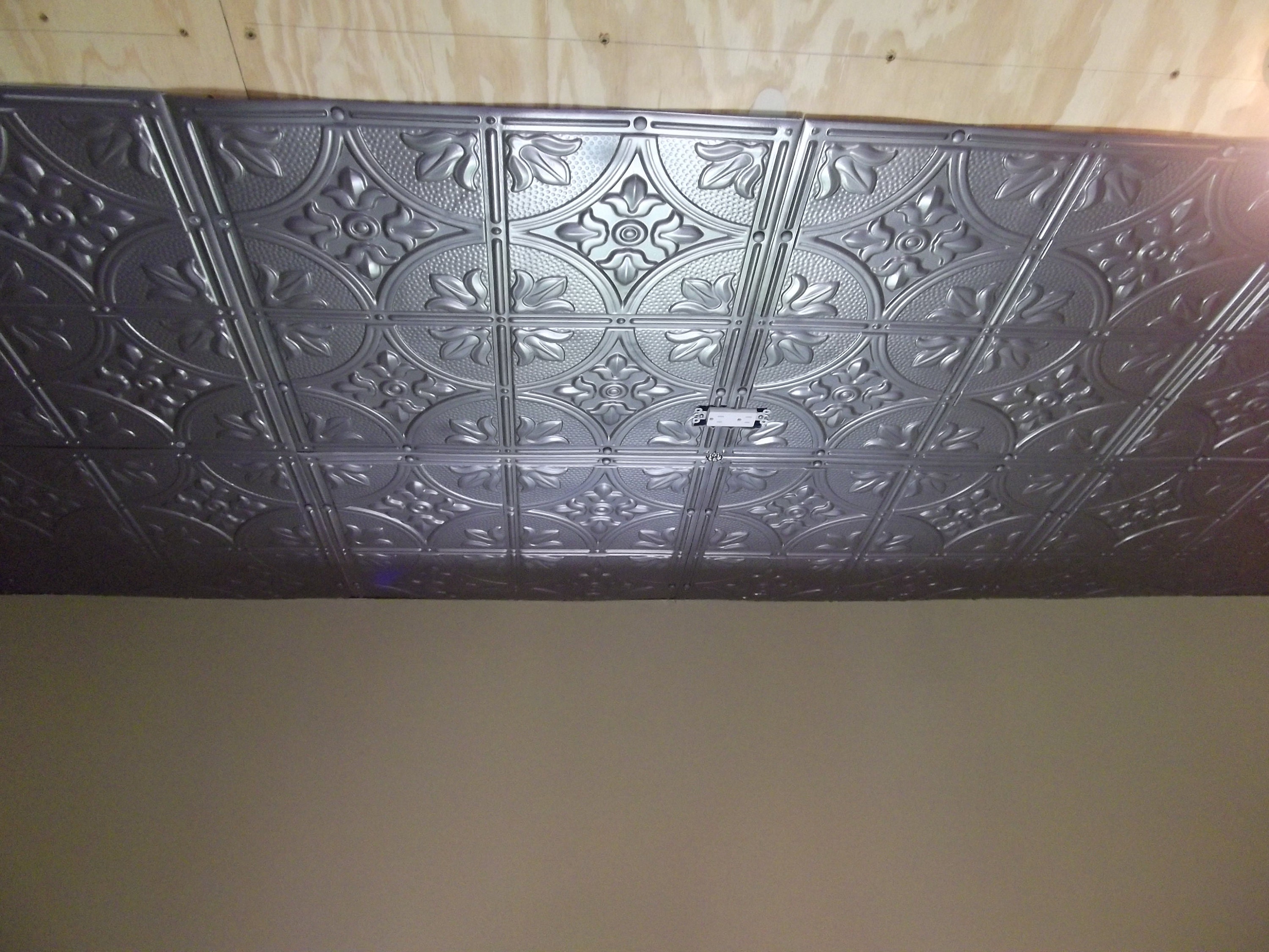 installing a tin ceiling