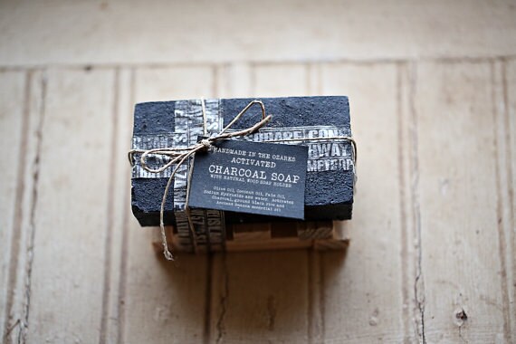 Charcoal Soap, Bridesmaid gift, groomsman gift, handmade soap, bar soap, soap gift set, classy wedding