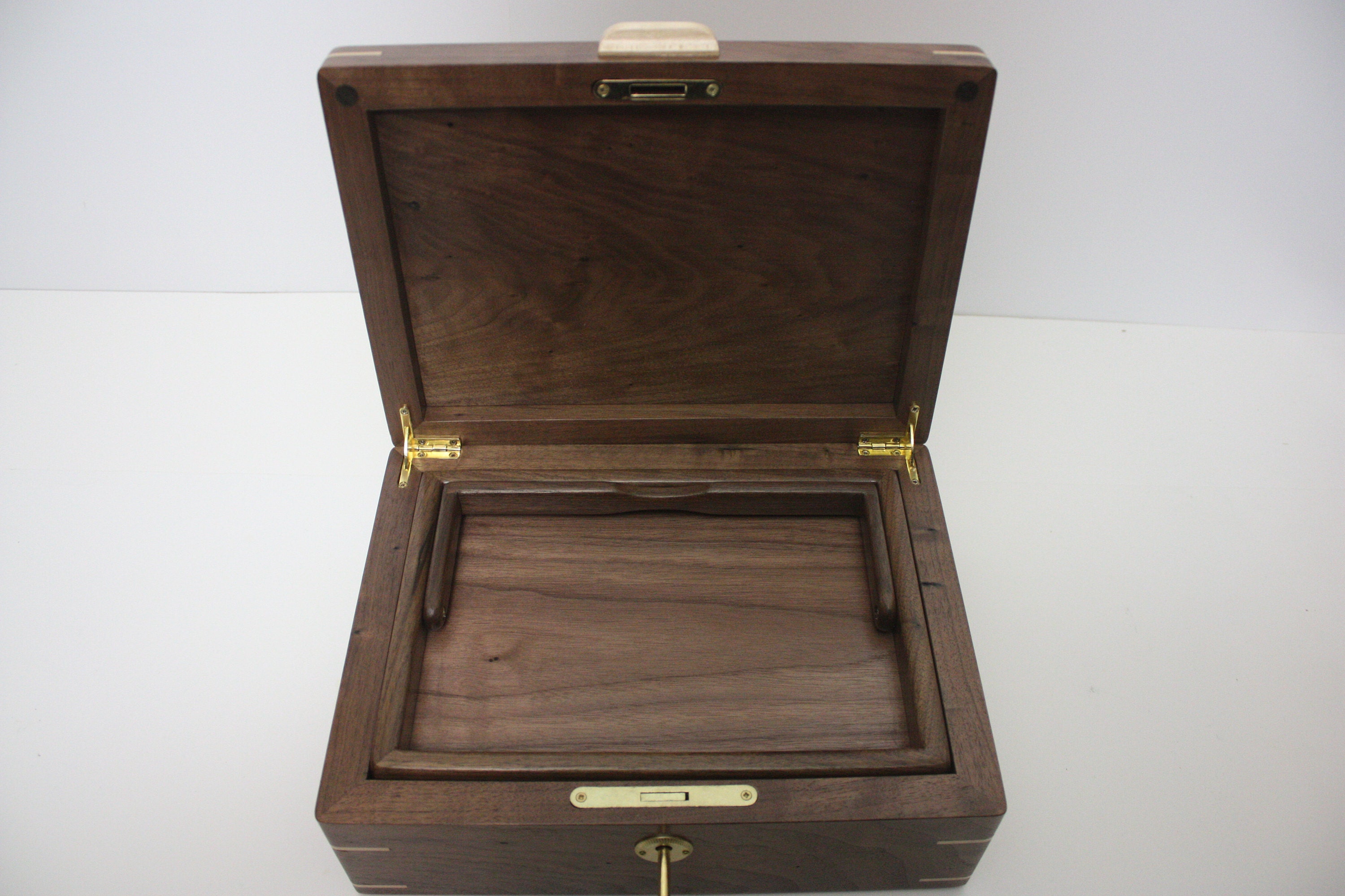 Lift Out Tray in Wooden Box