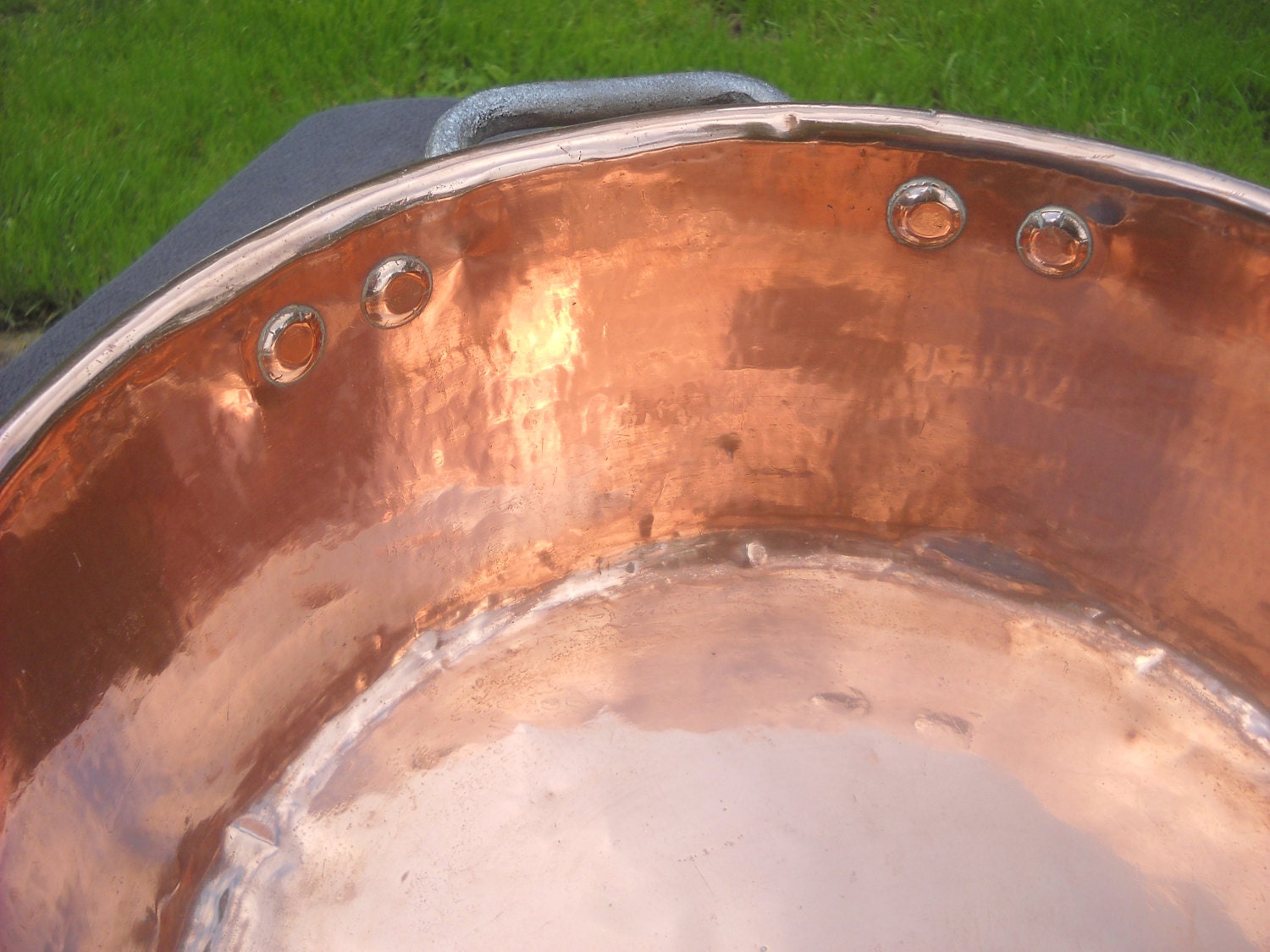 Exceptional Patina on this lovely old confiture pan