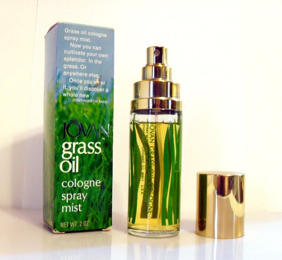 Here is my bottle of Jovan Grass Oil Cologne Mist for Women
