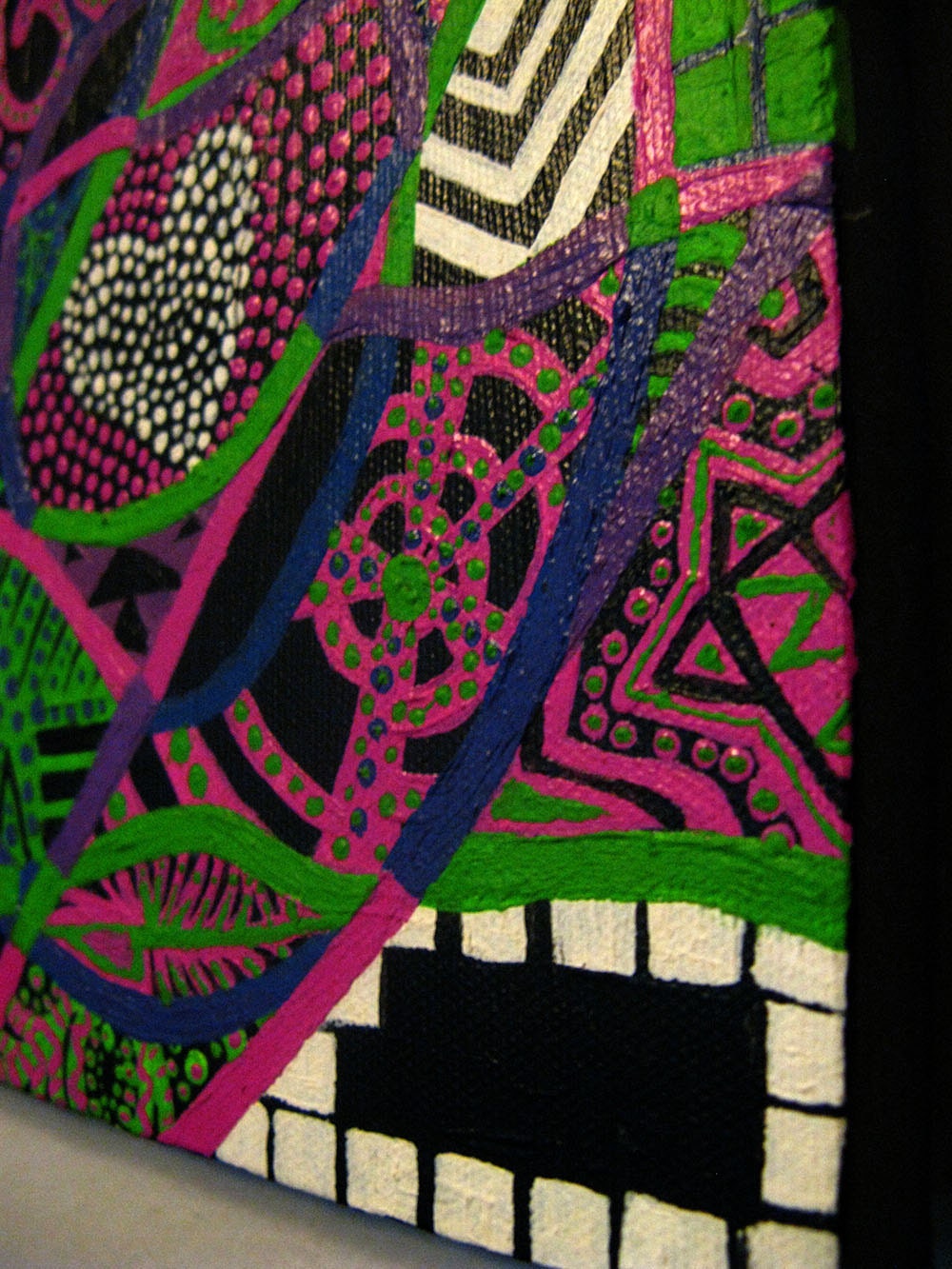 Large Psychedelic Nude detail 5