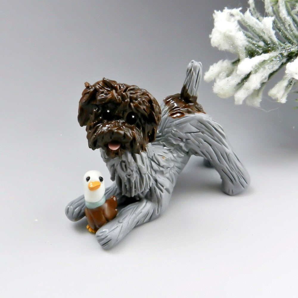 Wirehaired Pointing Griffon Figurine