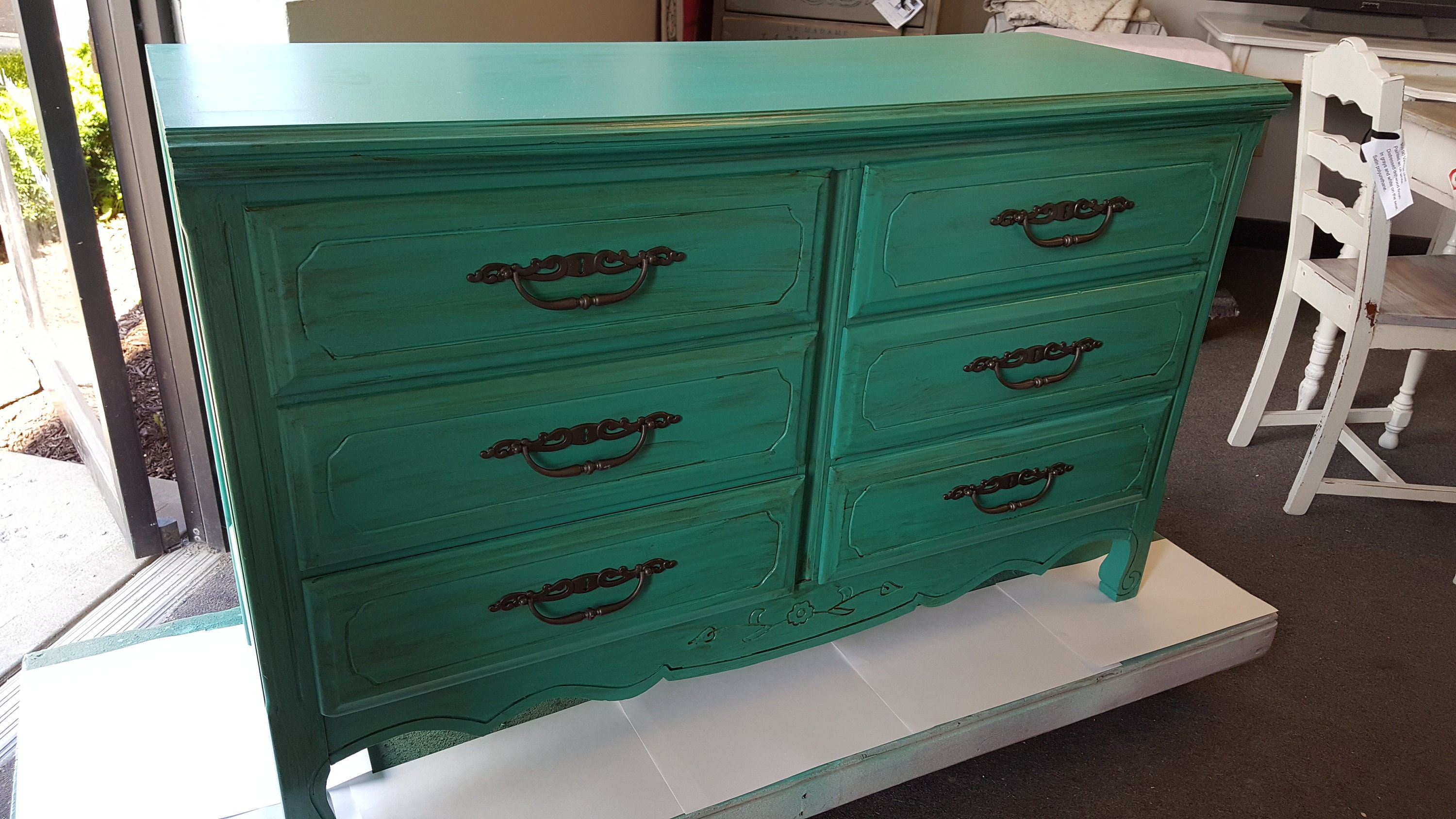 vintage french provincial dresser, chest, bedroom, french country, vintage baby nursery