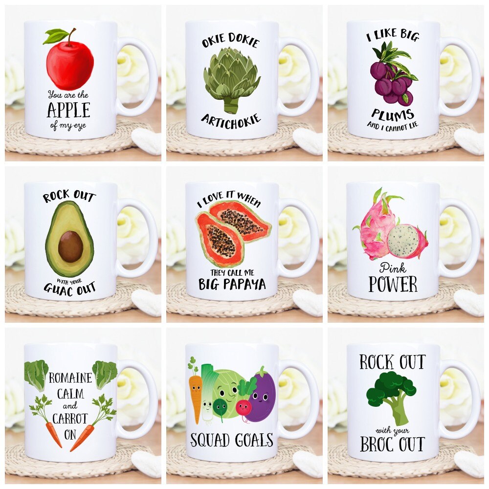 Veggie Coffee Mugs