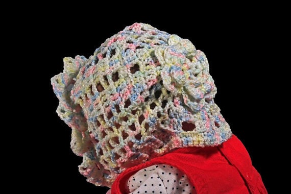 baby bonnet multicolored