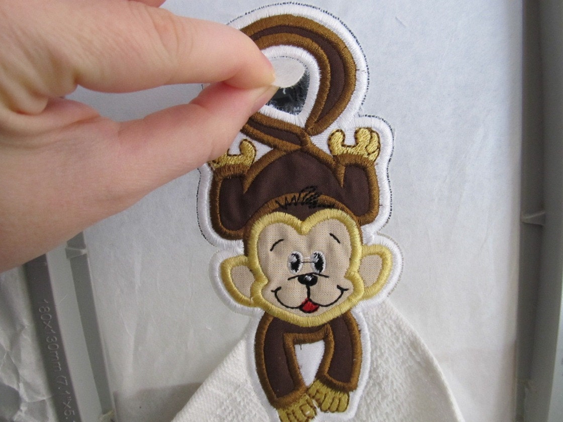 This is the towel topper machine embroidery applique design