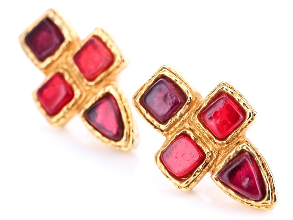 Vintage Dominique Denaive Earrings