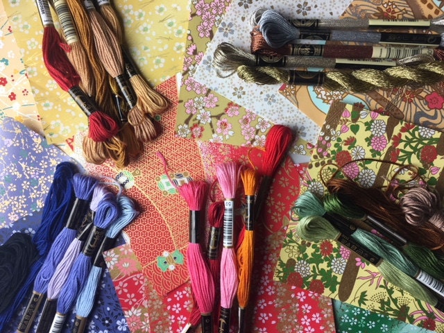 The nice thing about textile crafts is that you can bring it everywhere, even on holiday.