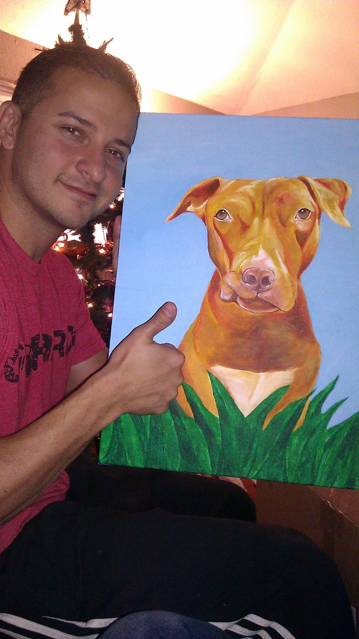 Custom Pet Portrait - Acrylic Painting