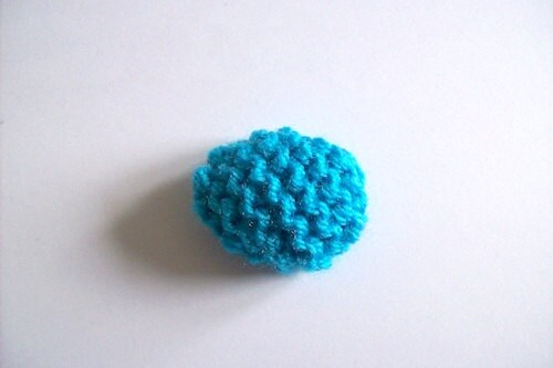 Finished button circle