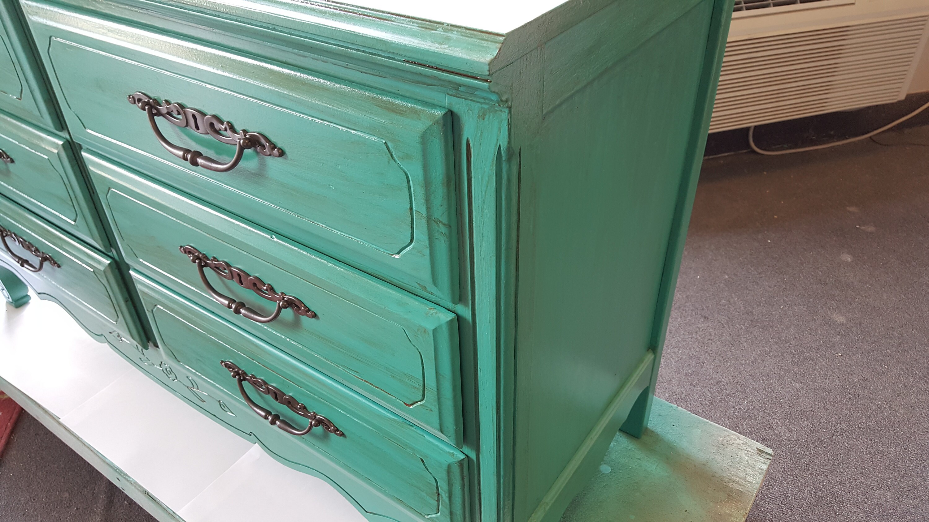vintage french provincial dresser, chest, bedroom, french country, vintage baby nursery