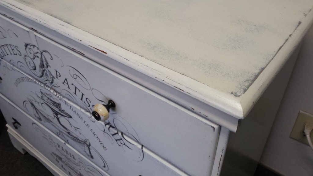 vintage rustic, farmhouse, heavily distressed, dresser, chest, bedroom