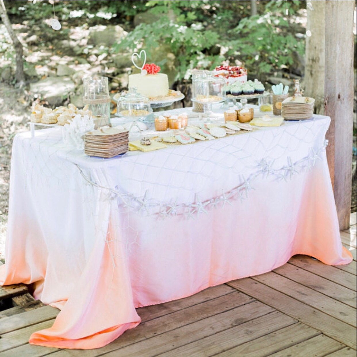 ombre napkins many colors ombre linen dip dyed wedding
