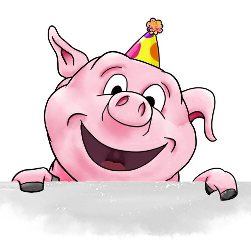 HAMmade Print at HOME Party Goodies by PiggyBankParties on Etsy