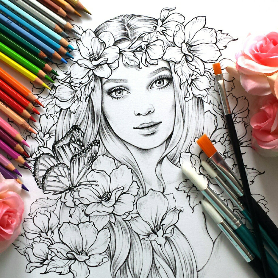 Download Coloring pages Coloring books mariolabudek by MariolaBudekArt