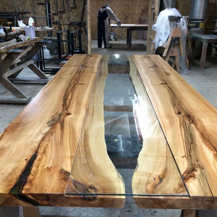 Live Edge Counter Wood Countertops Wood Slab Counter Island