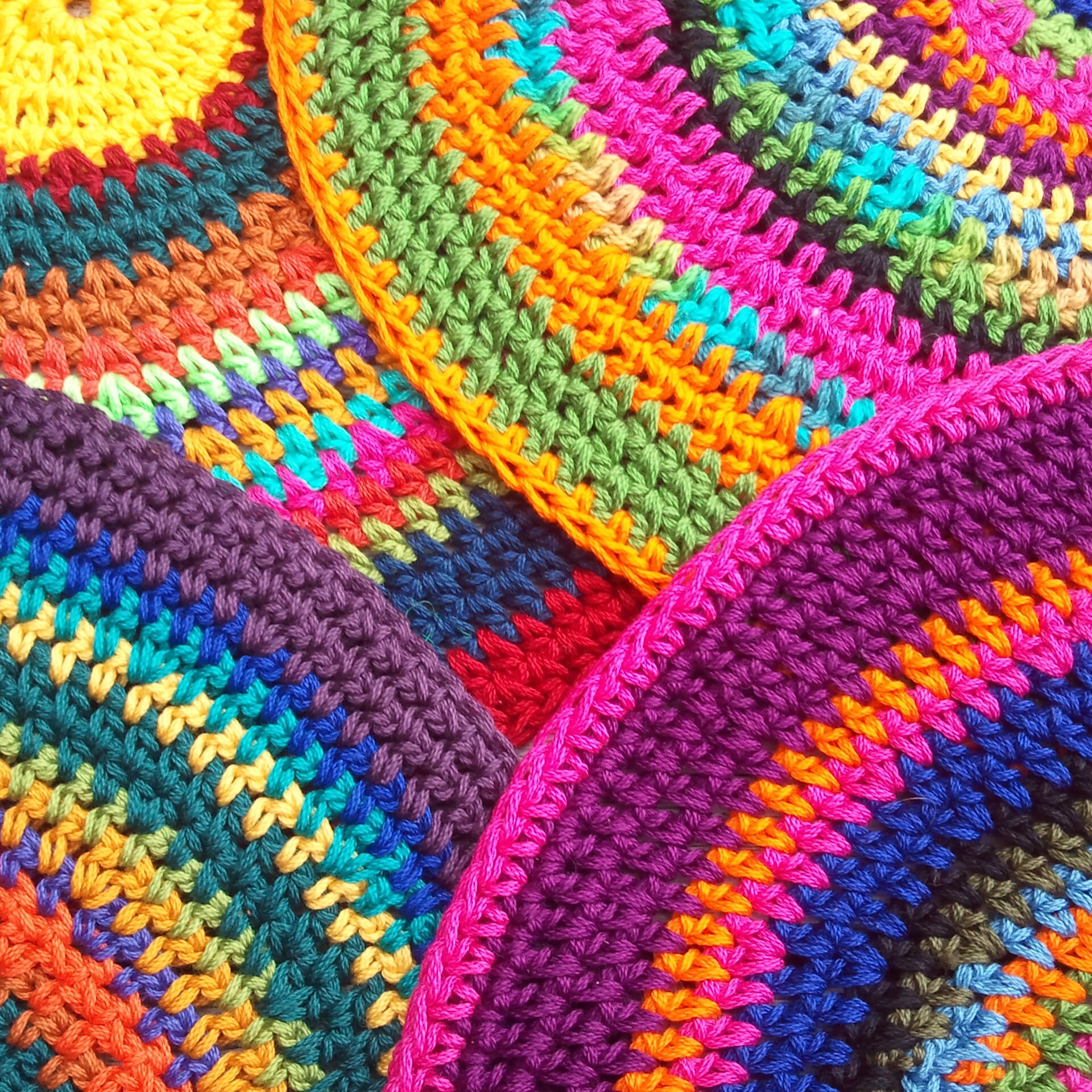 Made to Order 9 foot Rainbow Rug/Rugs/Rug/Round Rugs/Round