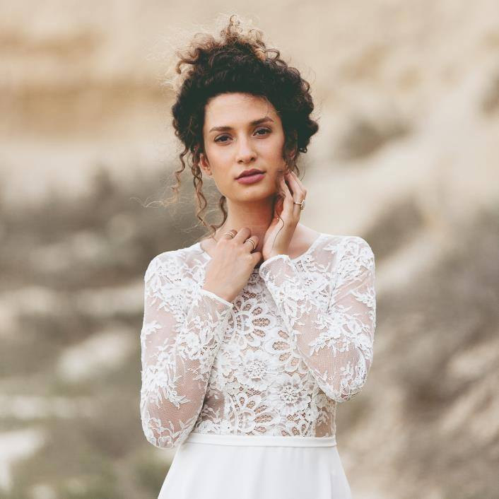 Clementine//wedding dress lace wedding dress vintage