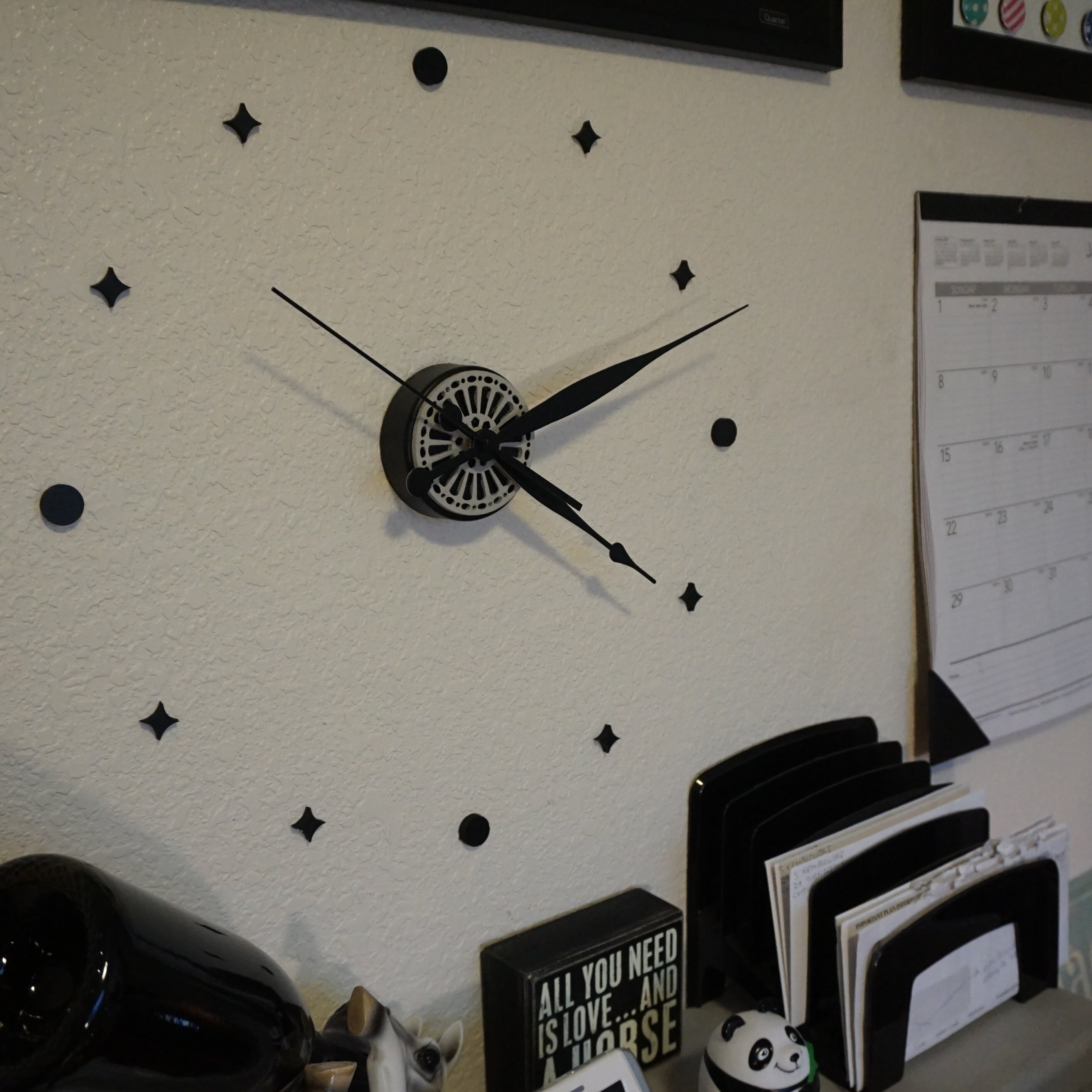 Large Wall Clock Kit Choose your hand length