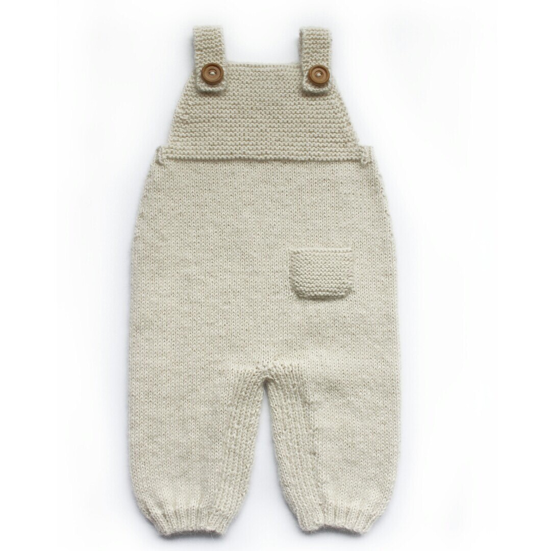Baby knit romper Knit overall Newborn wool longies
