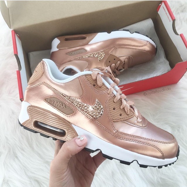 nike air max 90 premium trainers in metallic gold nike air max 90 premium trainers in metallic gold