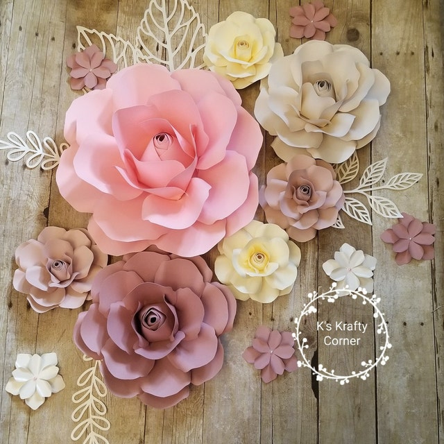 Handmade paper flowers & custom made party by KsKraftyCorner