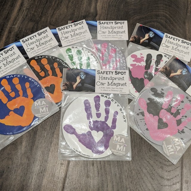 Digital Party Printables Handprint Magnets & more by MaMiInspired