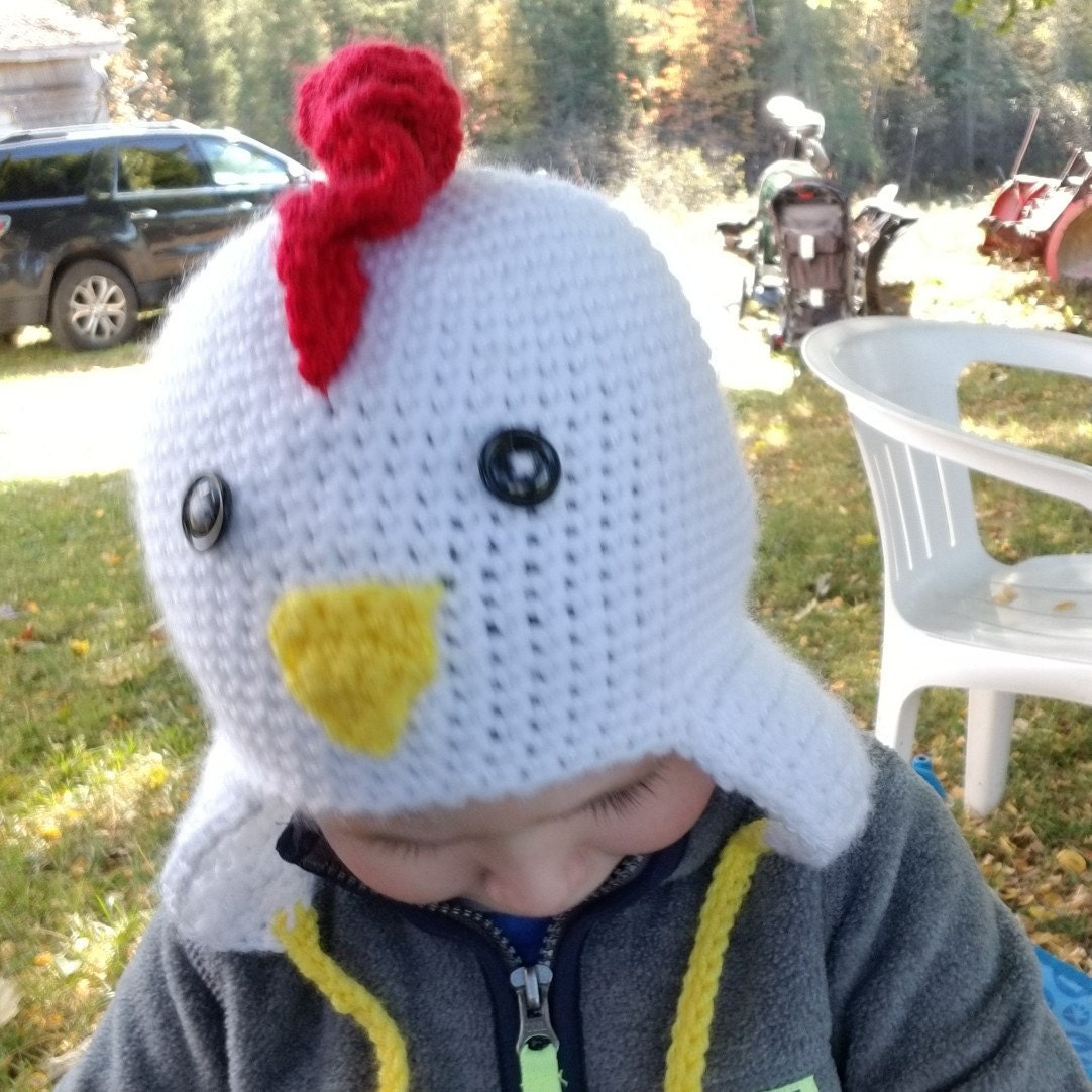 Crocheted Maine Lobster Striped Beanie Hat Baby Toddler